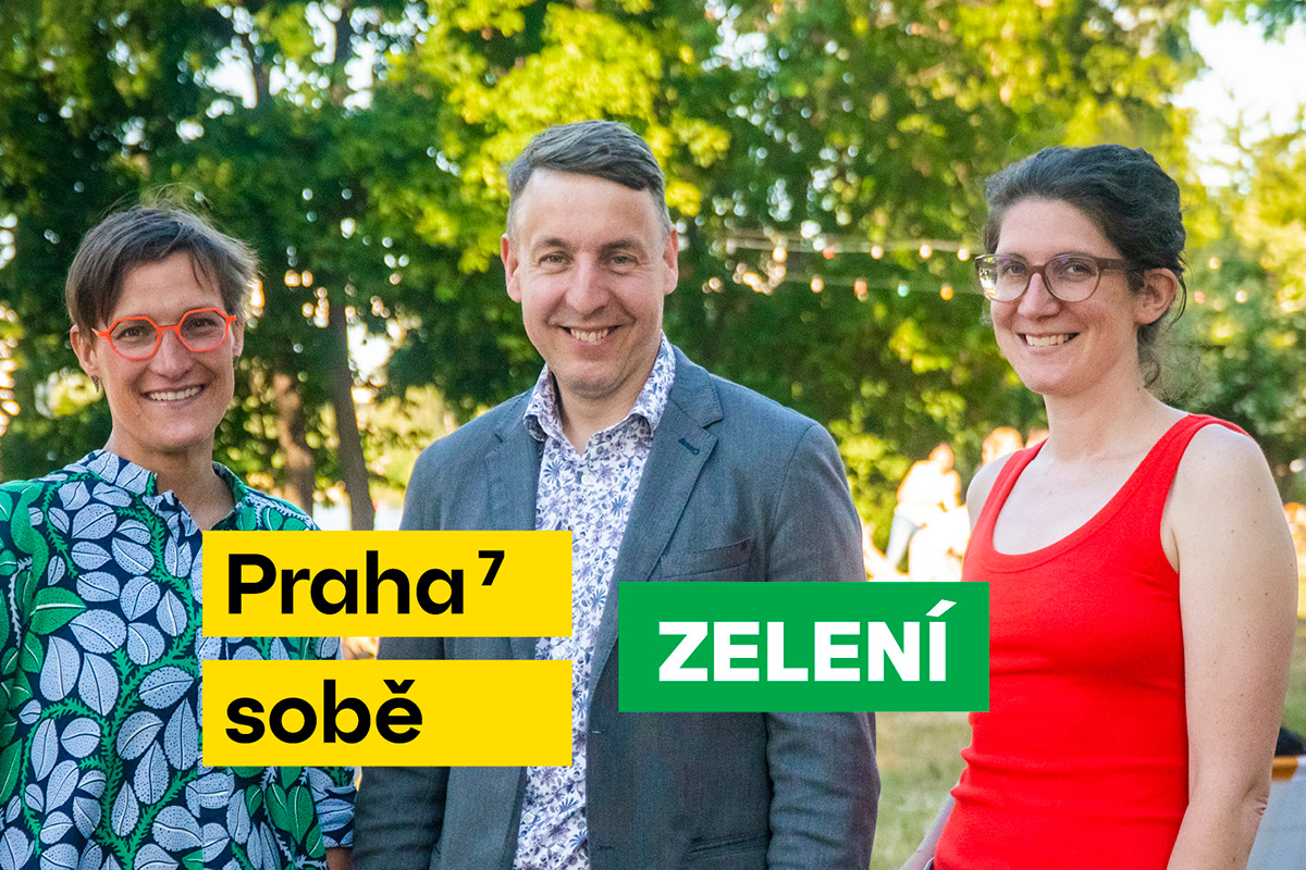 zelení s prahou 7 sobě